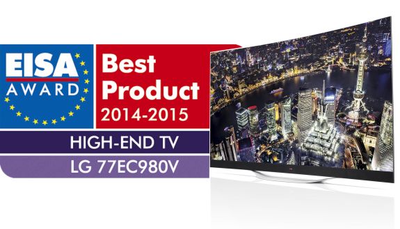 LG OLED TV_EISA Award 2014-2015