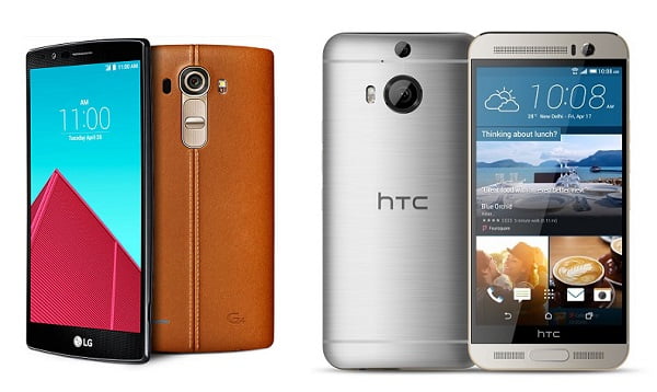 LG G4 vs HTC One M9+