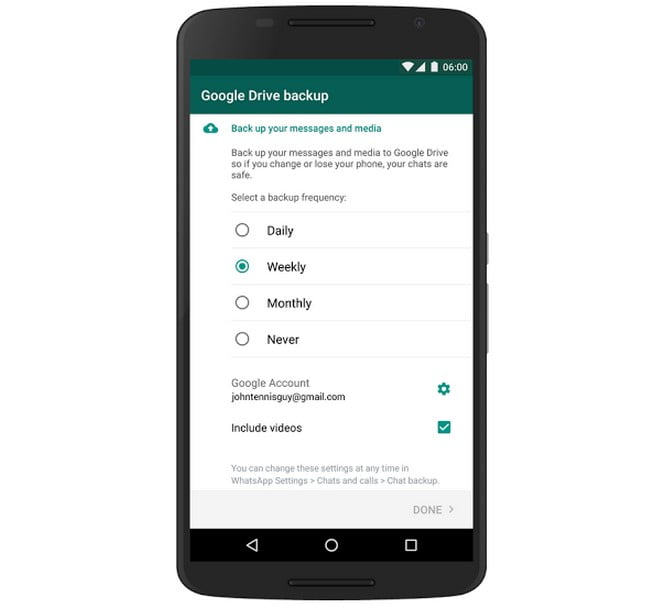 WhatsApp konuşma yedeklerinizi artık Google saklayacak 3 whatsapp-sohbet-yedekleme-google-drive