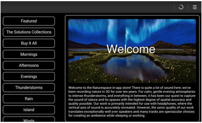 Rahatlamak ve odaklanmak için 5 mobil uygulama! 2 naturespace