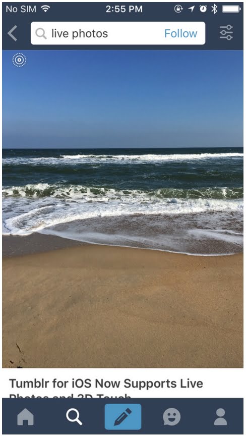 Tumblr'dan 3D Touch ve Live Photos desteği! 3 tumblr-3d-touch-live-photos