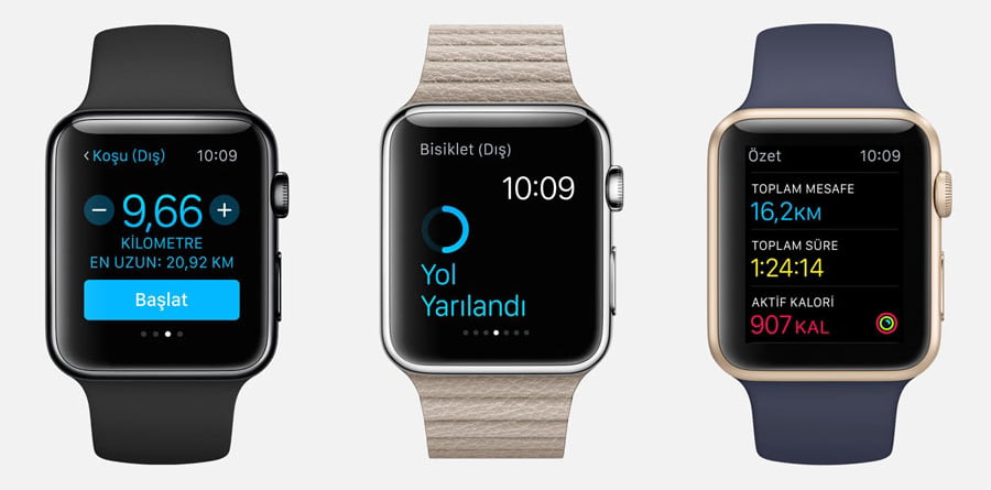 Apple Watch Antrenman uygulaması