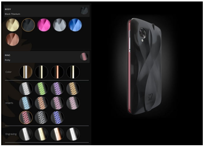 Zenginler için telefon : Kustom EGO