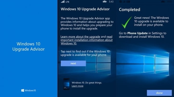 Microsoft Upgrade Advisor 