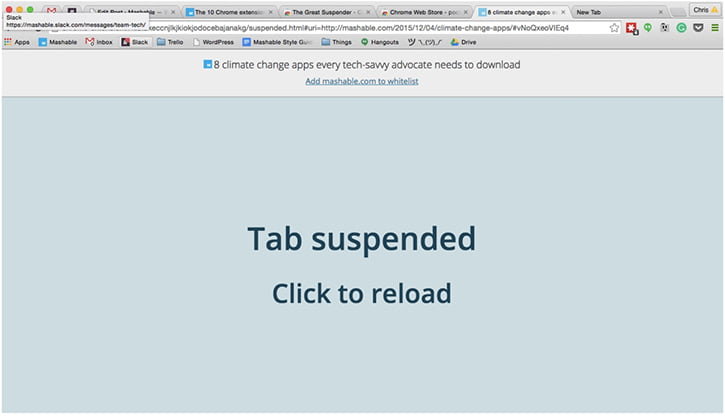 En iyi Chrome uzantıları : The Great Suspender