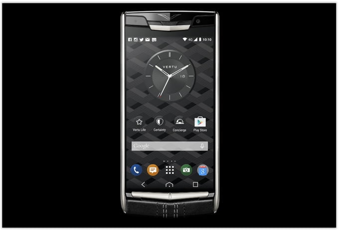 Zenginler için telefon : Vertu New Signature Touch