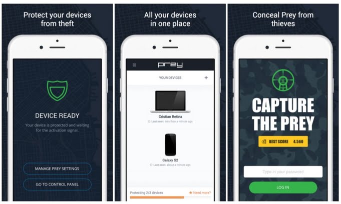 Kaybolan iPhone bulma : Prey