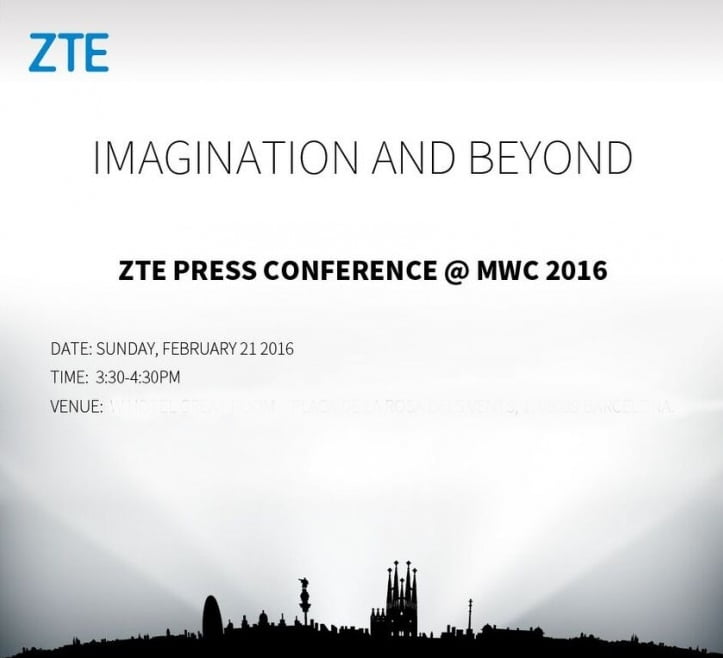 ZTE MWC 2016 için tarih verdi! 2 ZTE MWC 2016 davetiyesi
