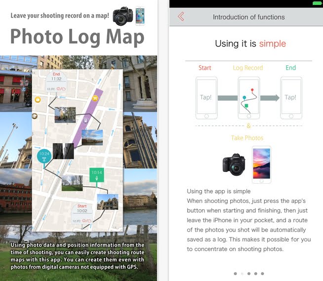 Canon'dan 4 yeni iPhone ve iPad uygulaması! 2 canon-photo-log-map