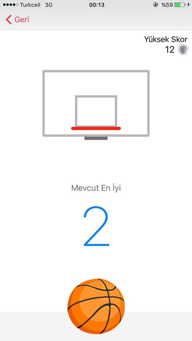 Facebook gizli basket oyunu