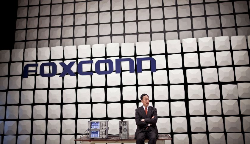 Gou Tai-Ming "Terry", chairman and president of Hon Hai Precision Industry Co Ltd., speaks at the product testing facility on the Foxconn City complex in Shenzhen, China, on Saturday, Sept. 4, 2010. Foxconn Technology Group Chairman Terry Gou cut his long-term growth target for the world's largest contract manufacturer of electronics by 50 percent as demand for Apple Inc. iPhones and iPads fails to offset slowing computer sales. Photographer: Thomas Lee/Bloomberg via Getty Images