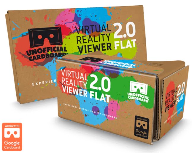 Sanal gerçeklik gözlükleri : UC 2.0 Flat Cardboard VR