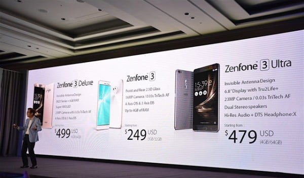 Asus Zenfone 3 deluxe ultra