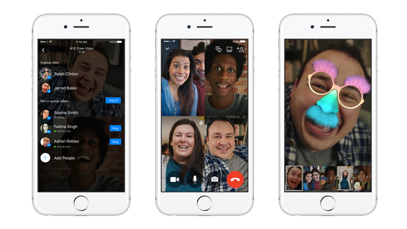 Faceboook Messenger'a grup video konuşması özelliği geliyor! 2 facebook-messenger-grup-video-2