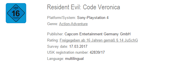 Resident Evil Code Veronica, PS4'e mi geliyor? 2 Resident Evil Code Veronica