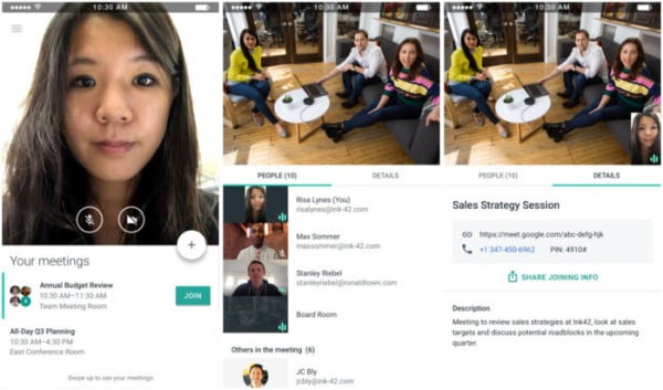 Kurumlar İçin Hangouts