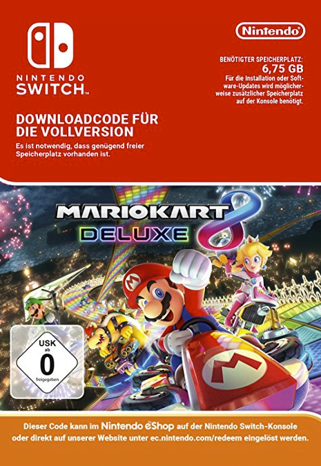 Mario Kart 8 Deluxe dosya boyutu