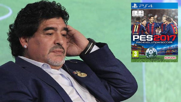 Maradona, PES 2017 yüzüden Konami'ye dava açıyor! 2 pes 2017
