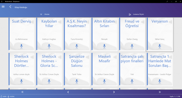 görme engelliler kütüphanem
