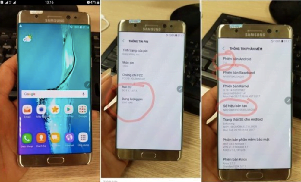 Galaxy Note 7R canlı canlı görüntülendi! 2 galaxy note 7r