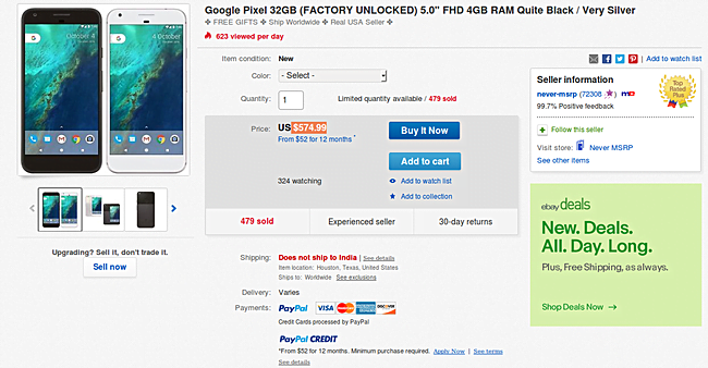 google pixel fiyatı