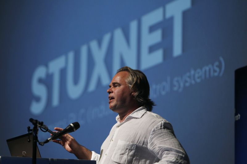 Eugene Kaspersky, Chairman and CEO of Kaspersky Labs, speaks at a Tel Aviv University cyber security conference June 6, 2012. Kaspersky, whose lab discovered the Flame virus that has attacked computers in Iran and elsewhere in the Middle East, said on Wednesday only a global effort could stop a new era of "cyber terrorism". REUTERS/Baz Ratner (ISRAEL - Tags: SCIENCE TECHNOLOGY CRIME LAW)