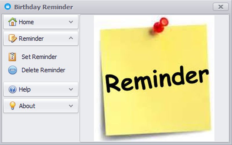 Doğum günü hatırlatma 