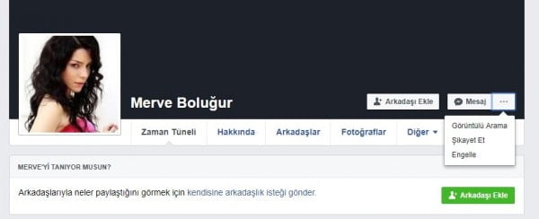 Facebook sahte hesap