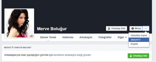 Facebook sahte hesap