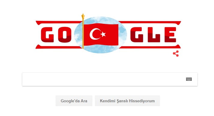 Cumhuriyet Bayramı Google