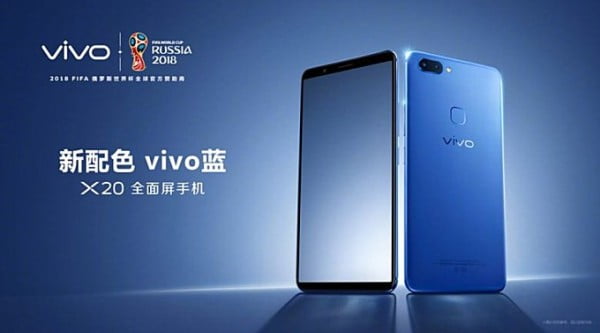 vivo X20 mavi