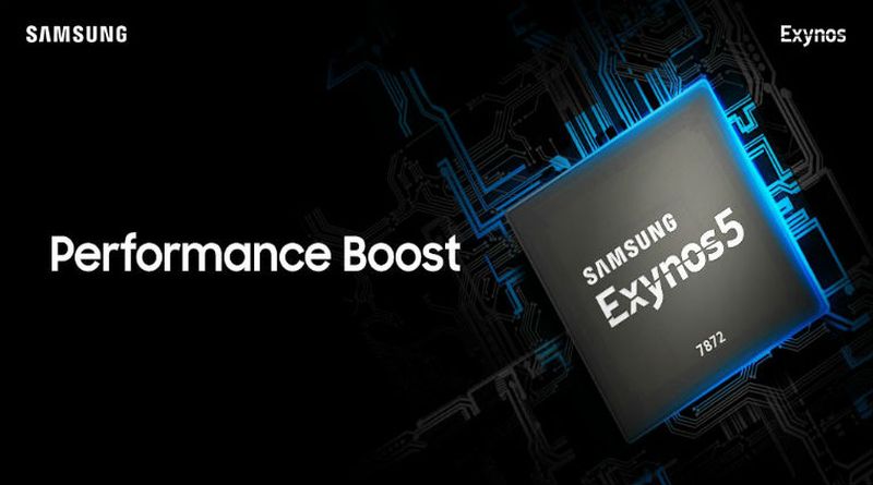 Samsung 2018 yılında çıkacak orta seviye telefonlarda kullanılacak olan yeni işlemcisi Exynos 7872 tanıttı. işlemci Exynos 5 yonga seti serisinin en yeni üyesi. İlginç bir şekilde işlemciyi kullanan ilk akıllı telefon Meizu M6s oldu.