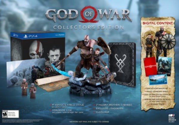 Yeni God of War'ın çıkış tarihi ve koleksiyonluk sürümleri belli oldu