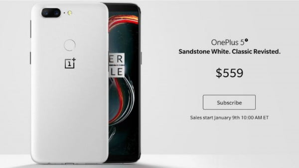 Çinli üreticinin Sandstone teması OnePlus 5T ile geri dönüyor. OnePlus 5T Sandstone White'ın görünümü şirketin daha önce piyasaya sürdüğü OnePlus One ve OnePlus Two telefonlarını andırıyor.