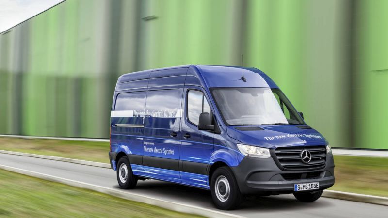 Mercedes Benz eSprinter yolda 2