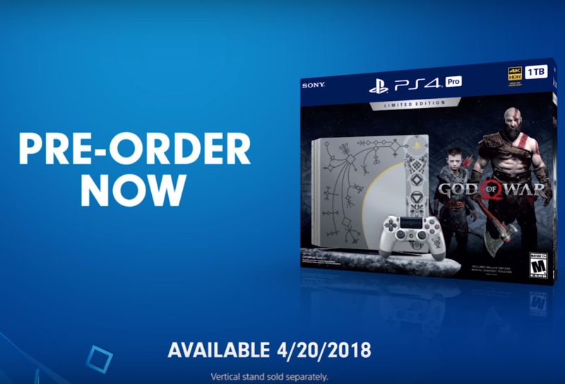 Eğer henüz PS4'e terfi etmediyseniz Sony tarafından sınırlı sayıda üretilen God of War PS4 Pro paketinine çok yakın zamanda sahip olmanız mümkün.