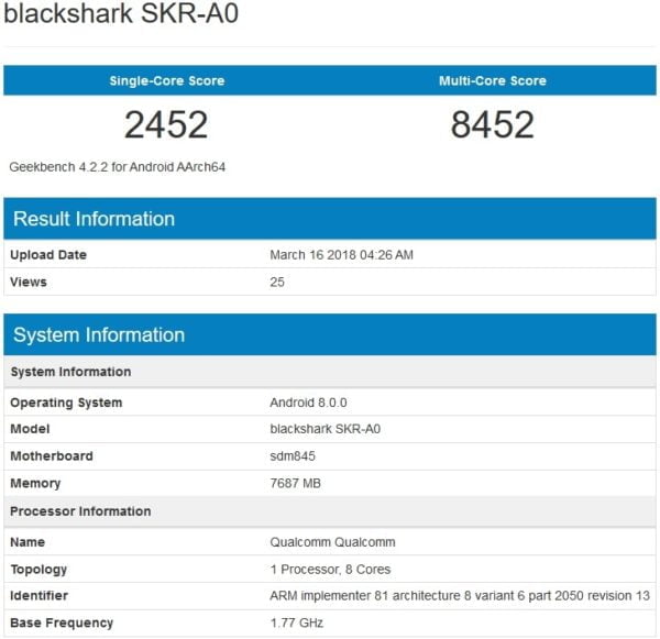 Xiaomi Blackshark SKR A0