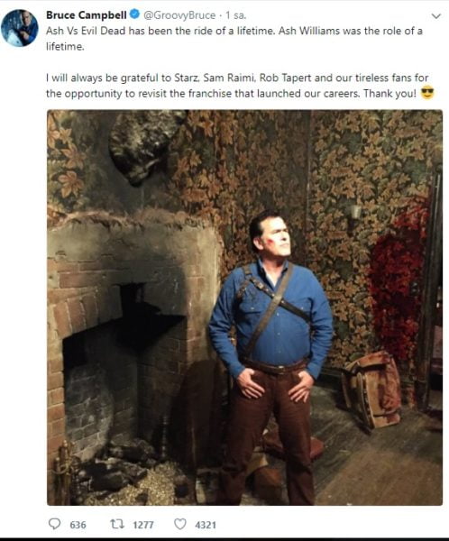 Kötü haber: Ash vs. Evil Dead serisi bitirildi! Peki şimdi ne olacak?