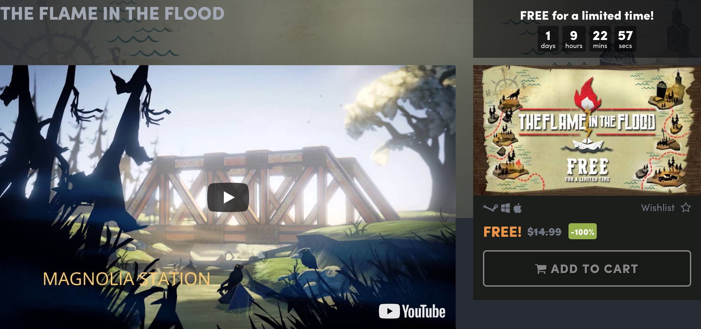 Steam'de 24 TL'ye satılan oyun kısa süreliğine ücretsiz 2 The Flame in the Flood