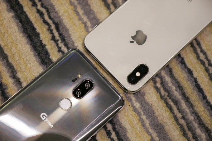 lg g7 thinq ve iphone x karşılaştırması 1
