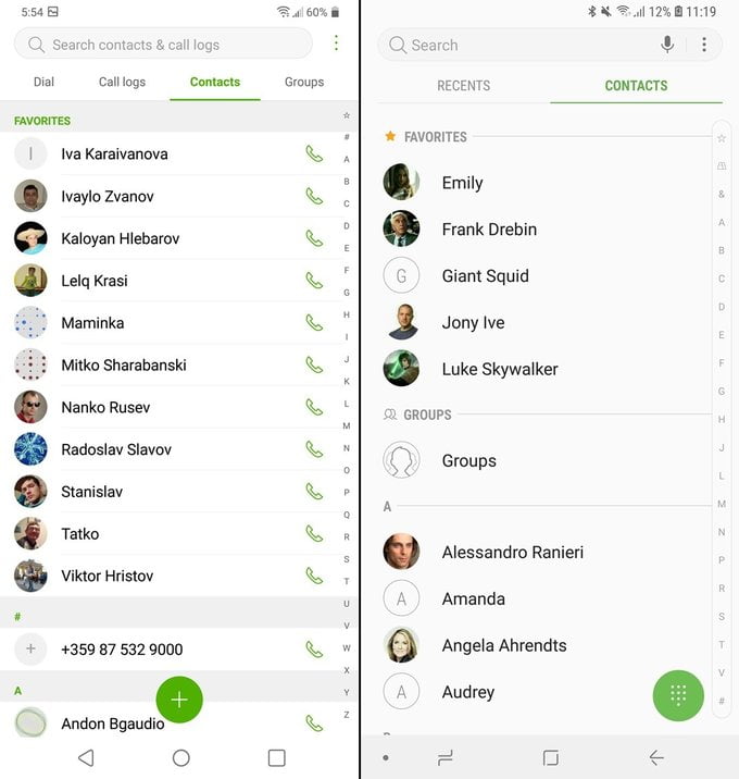 lg g7 ve galaxy s9 5