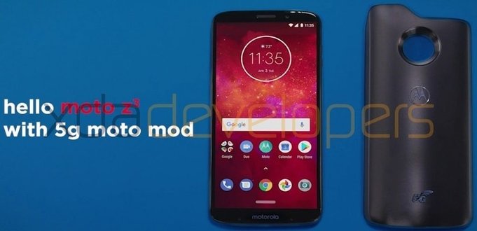 Moto Z3 Play, Moto 5G Mod ile görüntülendi 2 moto 5g mod