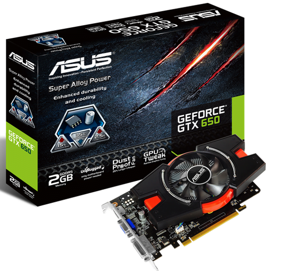 ASUS GeForce GTX 650-E 2GB GDDR5 graphics card