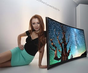 Televizyonu Hiç Böyle Görmediniz, Dünyanın İlk Kavisli Televizyonu 1 OLED TV tanıtım Fuarından