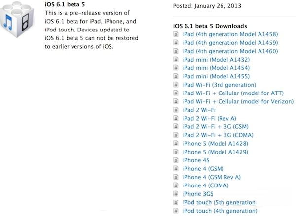 iOS 6.1