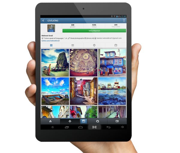 ECCO 'MINI', IPAD SOTTILE COME MATITA CHE STA IN UNA MANO