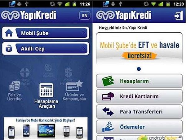 Yapı kredi mobil iban paylaşma