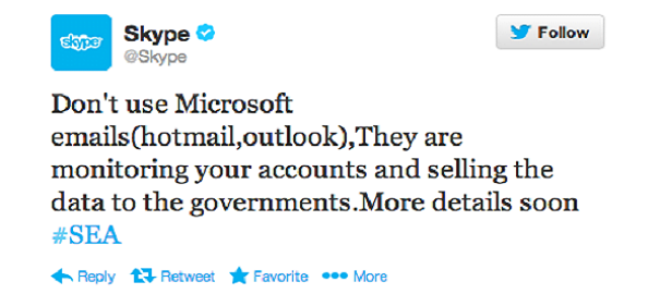 skype twitter hack