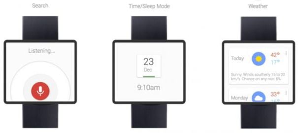 google smart watch manset