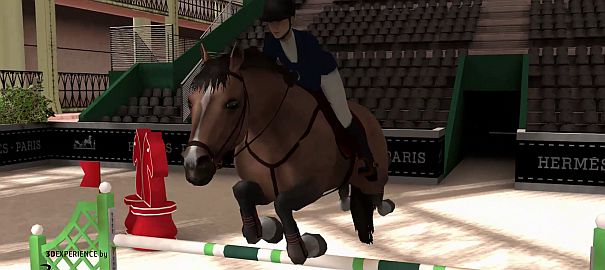 DS HorseRiding 3DExperience screenshots Copyright Dassault Systèmes